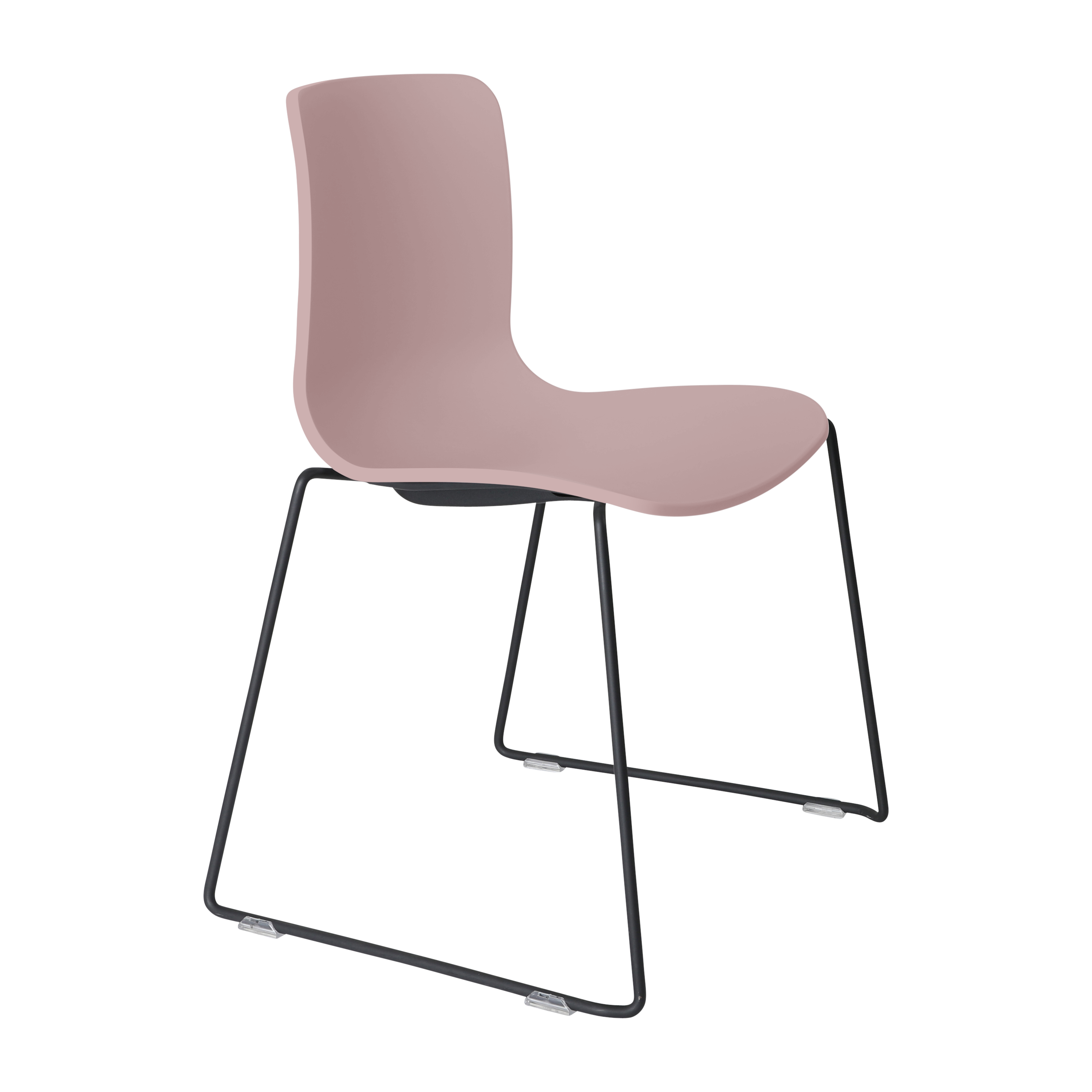 Acti Chair (Rose / Sled Base Black)